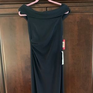 Vince Camuto Long Navy Blue Dress Women's 2